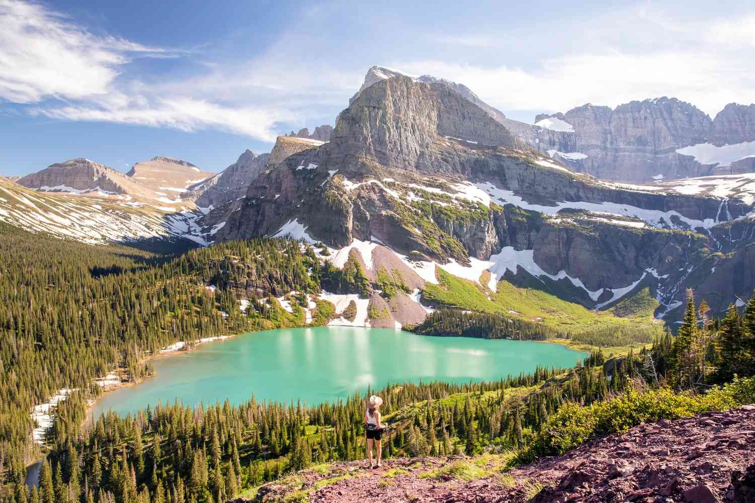Glacier National Park, forty five minutes from the estate