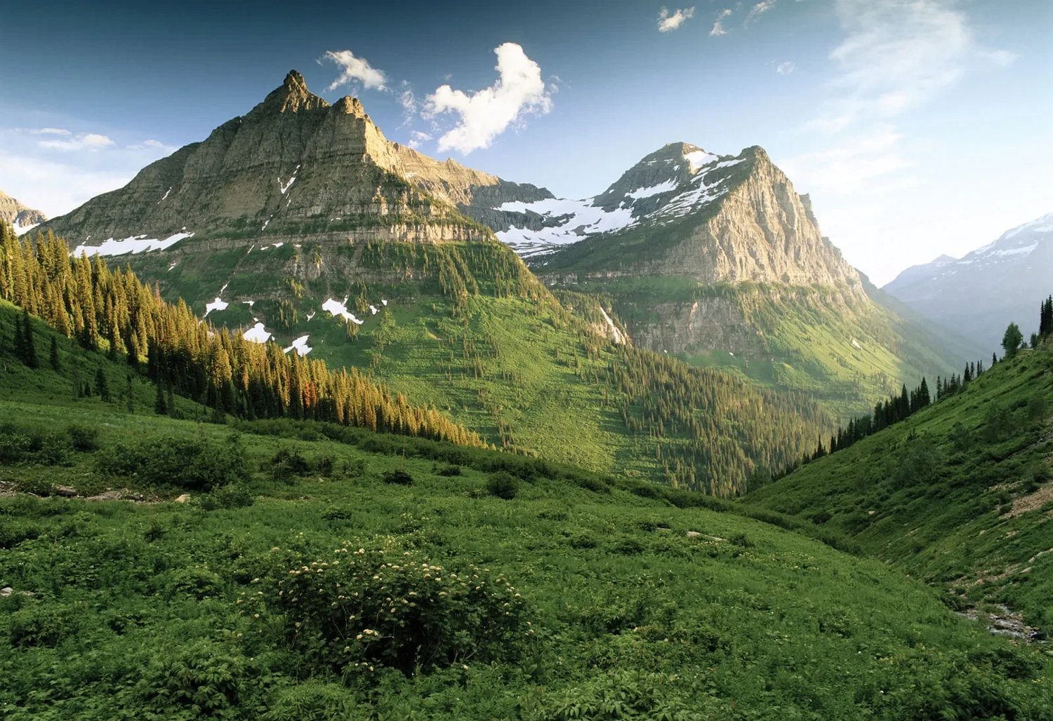 The Montana landscape of the Flathead Valley