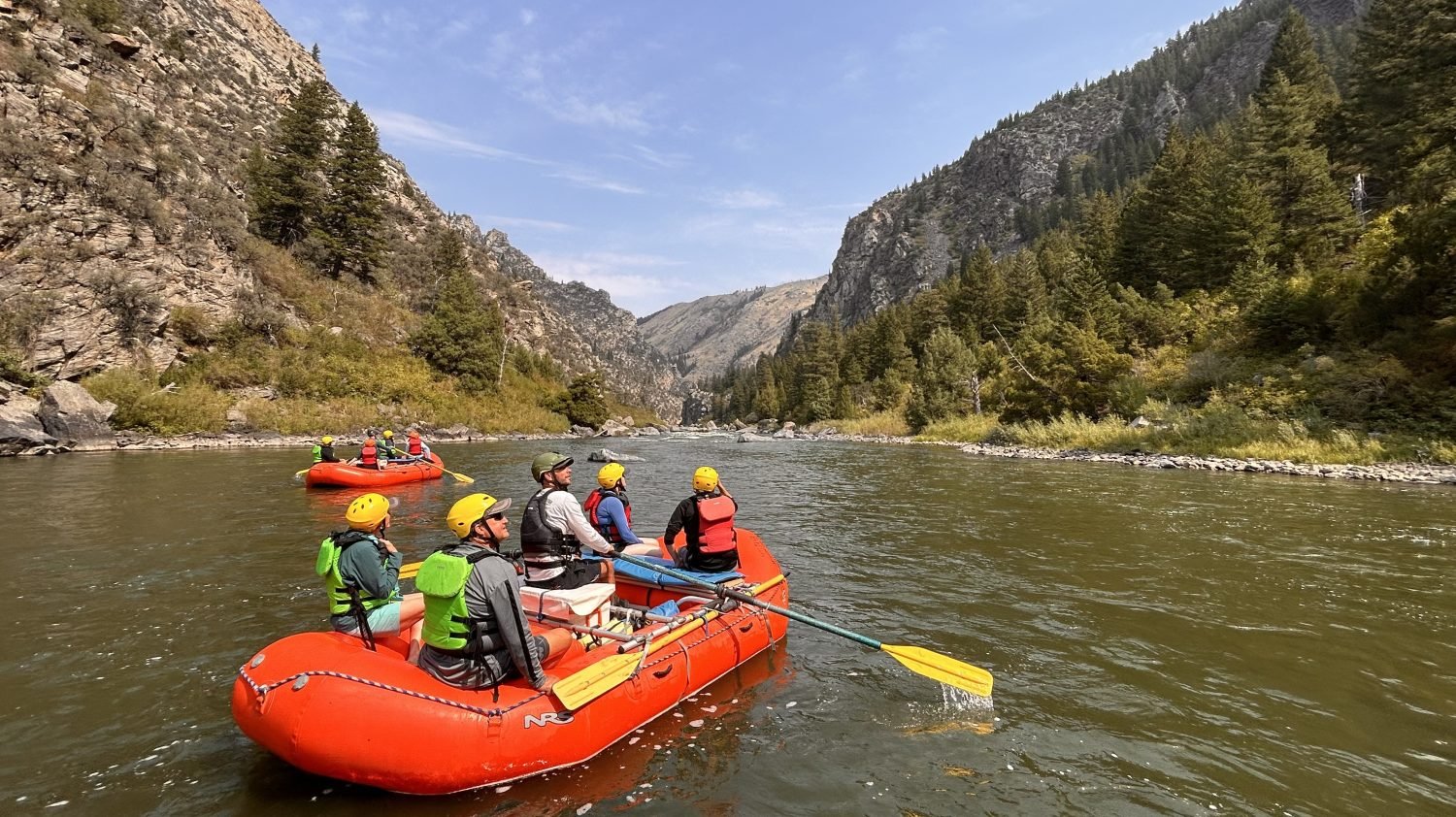 Whitewater rafting on the blue ribbon rivers near Flathead Lake